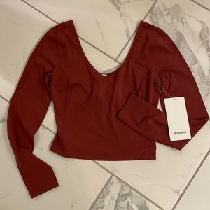 Brand new Lululemon align long sleeve